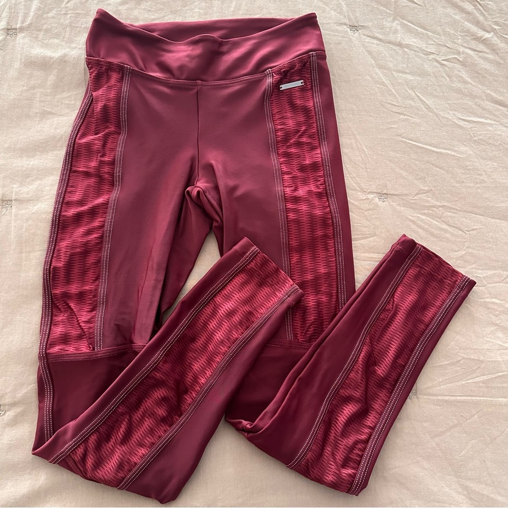 Women's Burgundy Track Pants
